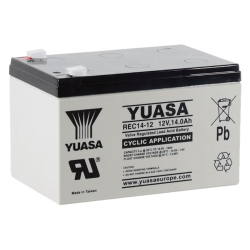 Yuasa REC14-12 – 12V 13AH C20 – AGM Cyclage
