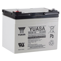 Yuasa REC36-12 – 12V 36AH C20 – AGM Cyclage