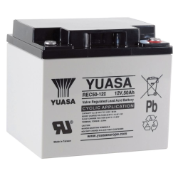 Yuasa REC50-12 – 12V 50AH C20 – AGM Cyclage