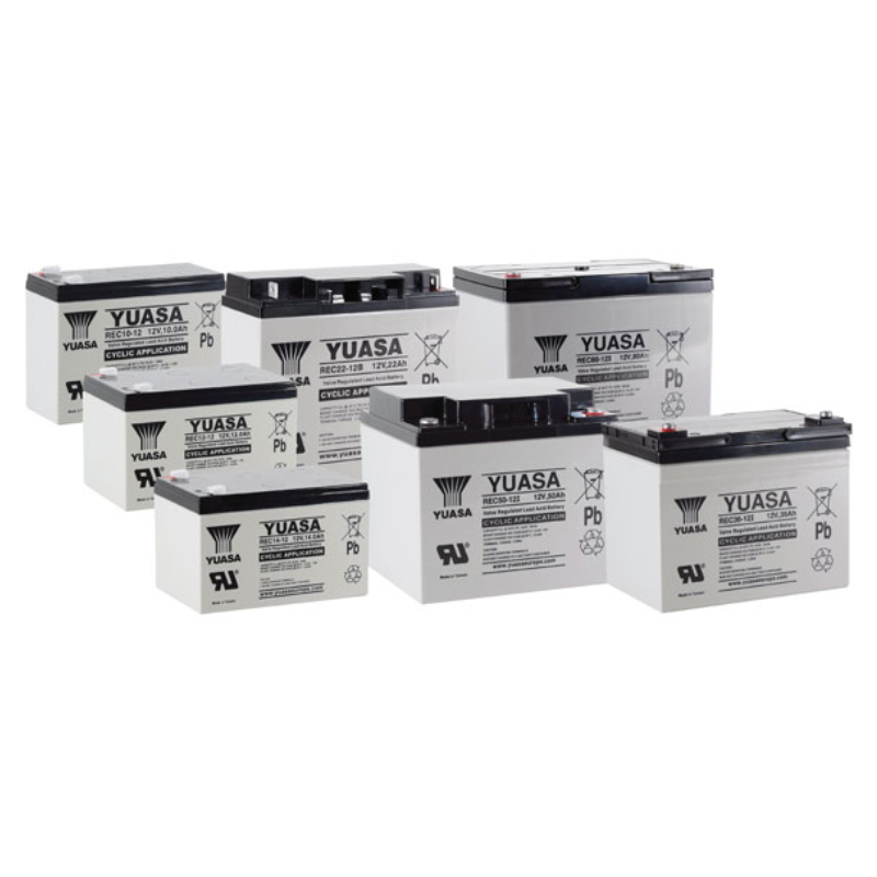 Yuasa REC80-12 – 12V 80AH C20 – AGM Cyclage
