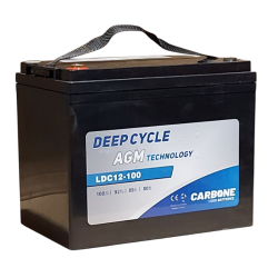 Batterie - Leoch - LDCL12-100 - 12V - 100Ah - Raynal Batteries