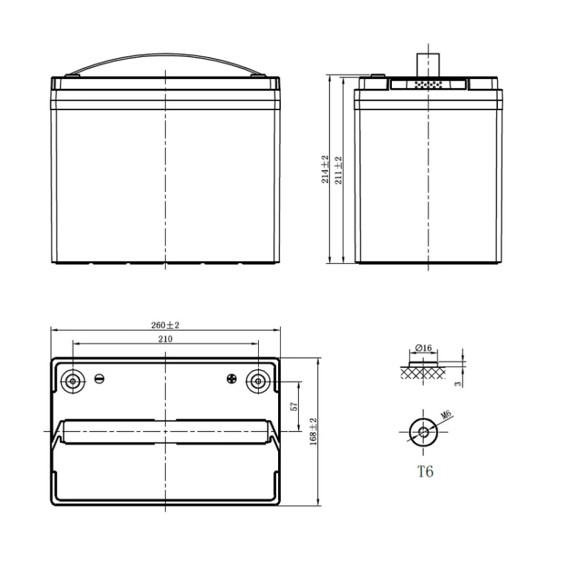 Batterie - Leoch - LDCL12-100 - 12V - 100Ah - Raynal Batteries