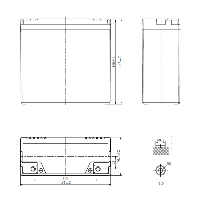 Leoch LDC12-26 – 12V 26AH C20 – AGM Cyclage