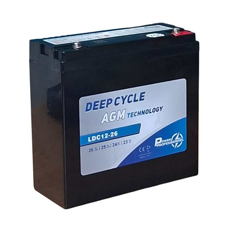 Leoch LDC12-26 – 12V 26AH C20 – AGM Cyclage