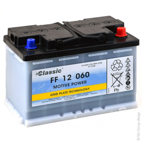 Batterie traction autolaveuse Sonnenschein FF12060 / 12V 75Ah