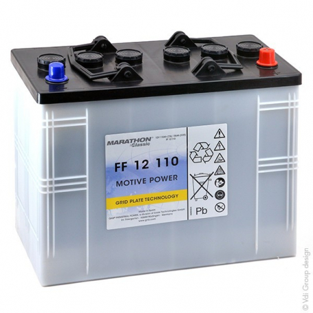 Batterie traction autolaveuse Sonnenschein FF12110 / 12V 130Ah