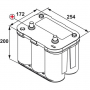 Batterie bateau Optima BTDC4.2 / 12V 55Ah