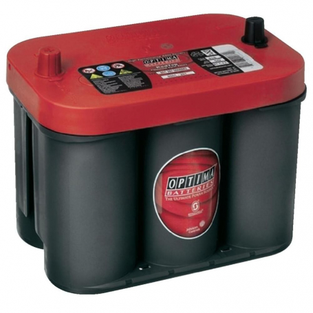 Batterie démarrage Optima rouge RTC4.2