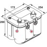 Batterie démarrage Optima rouge RTU4.2