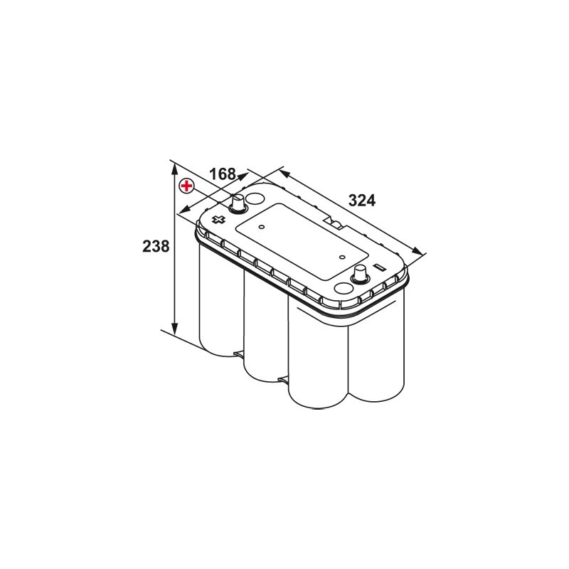 Batterie bateau Optima bleue BTDC5.5