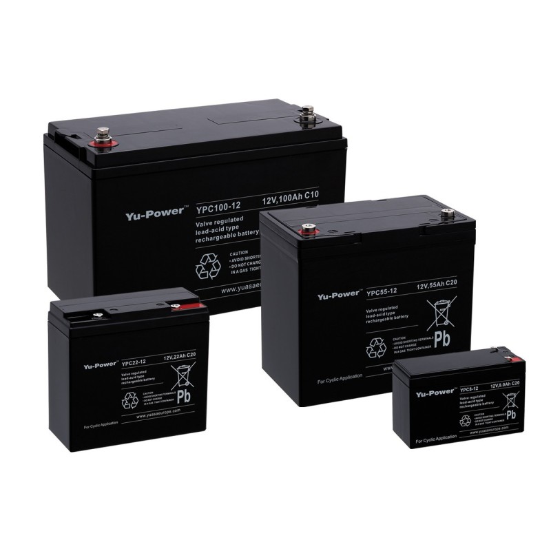 Batterie fauteuil roulant Yuasa YPC55-12