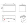 Batterie fauteuil roulent Yuasa YPC100-12