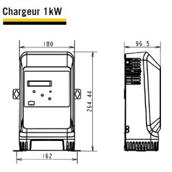Chargeur Enersys Impaq 36V/48V 1kW 25A/18A (Lifetech)