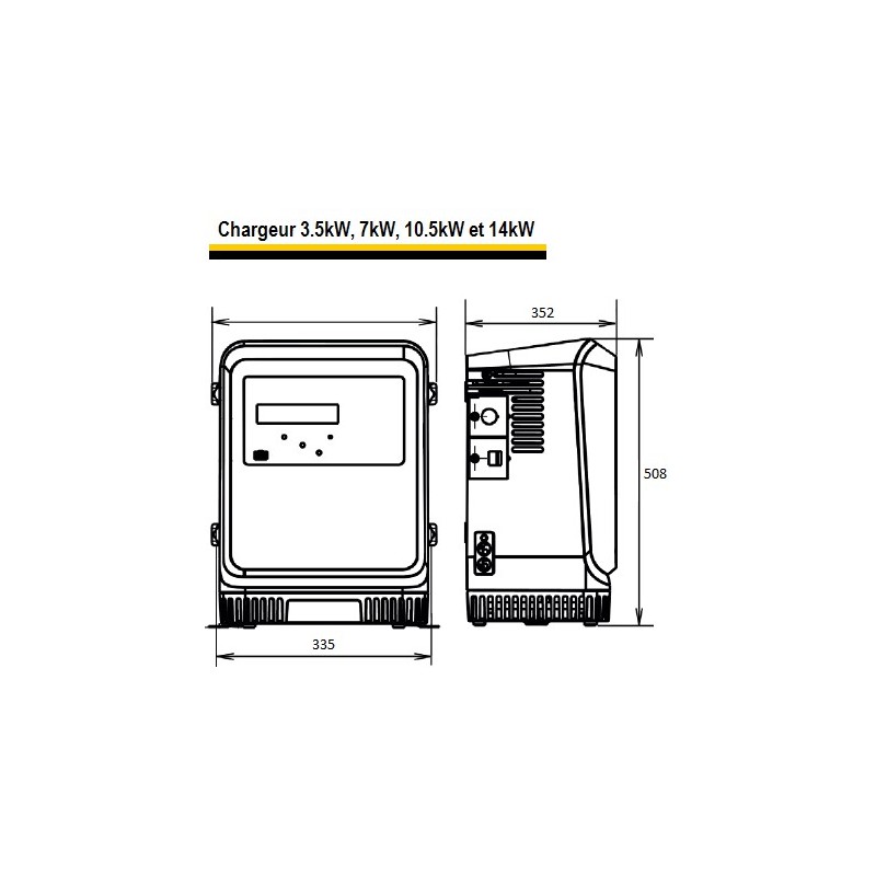 Chargeur 80V 14kW 144A LifeTech 