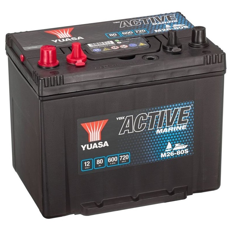 Décharge lente Yuasa M26-80S / 12V 80Ah