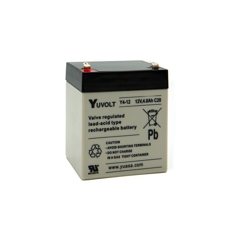 Batterie plomb AGM Yuasa Y4-12 / 12V 4Ah