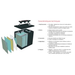 Yuasa DCB605-6 / 6V 210Ah