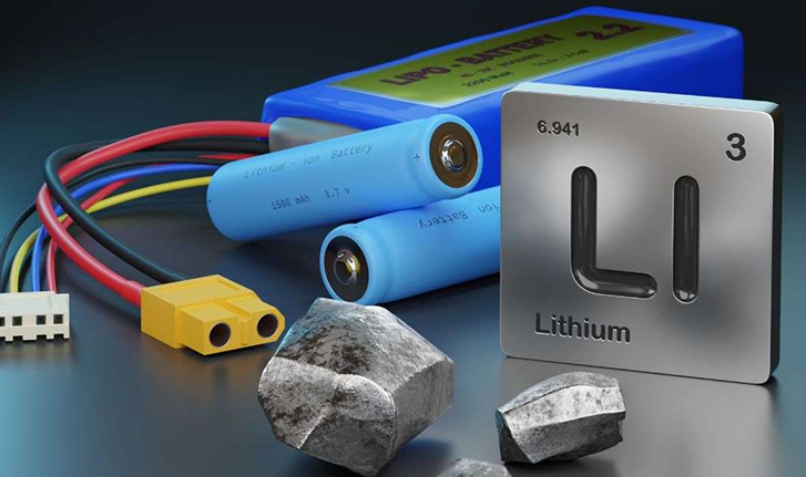Image batterie au lithium