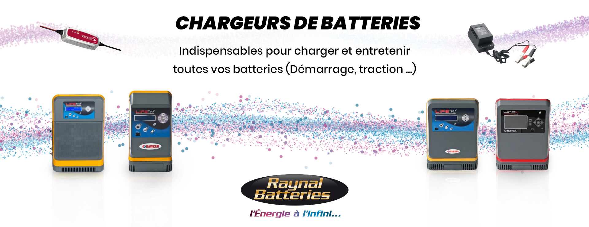 Batteries chargeurs